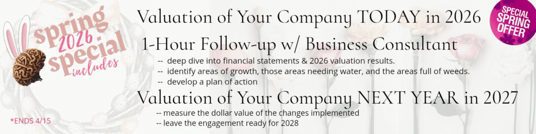 Ad from Mind Your Bizzness, LLC about the 2026 Spring Special