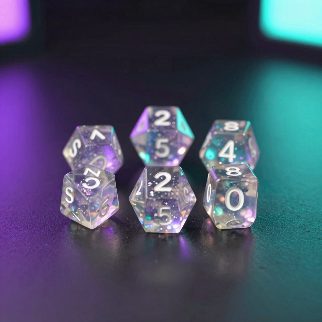 Dados de Resina: Poder Elemental