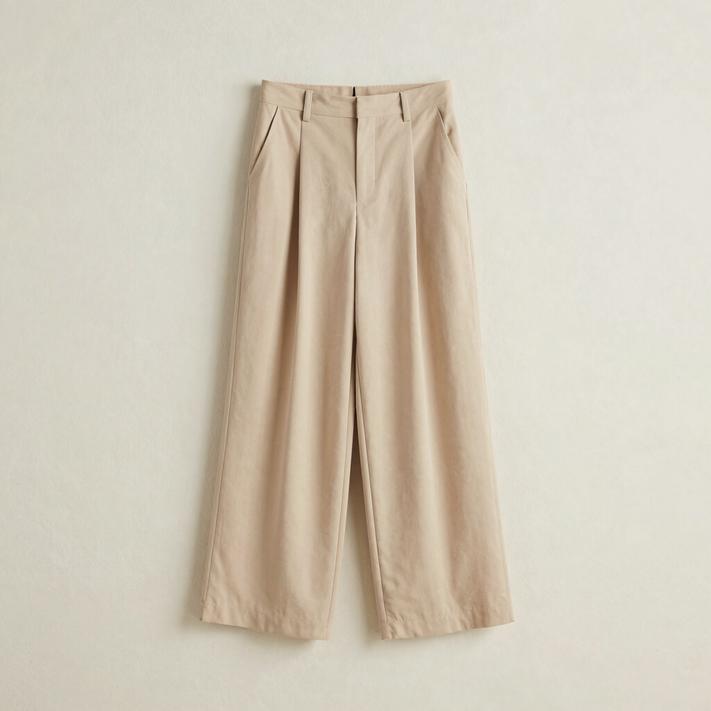 Hana Palazzo Pants Beige