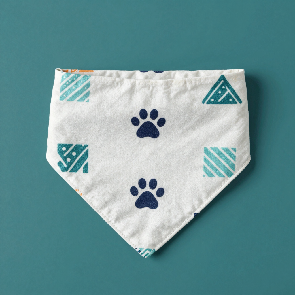 Bandana Reversible "Patitas Felices"