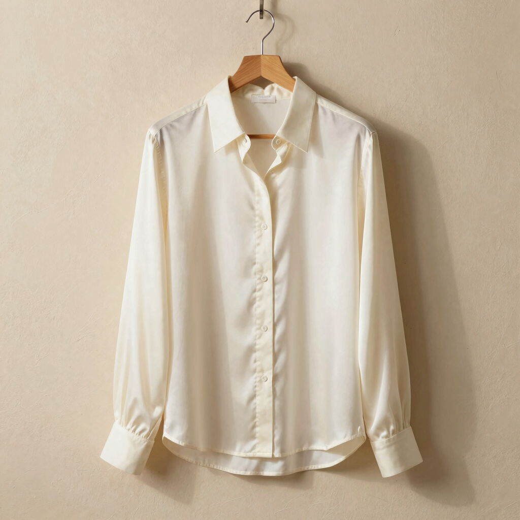 Morning Dew Raw Silk Shirt