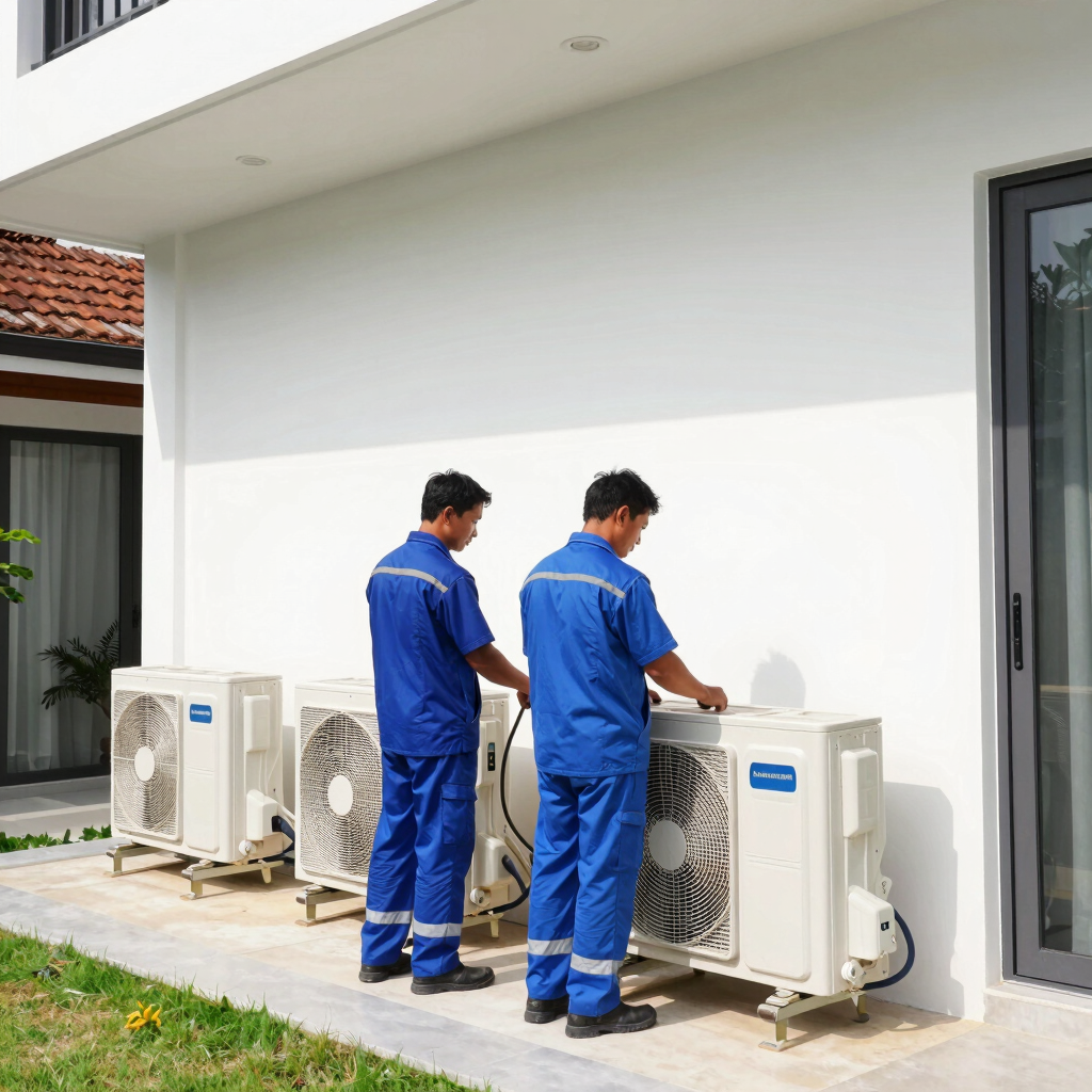 Paket Cuci AC Multi-Unit (Villa & Kantor)