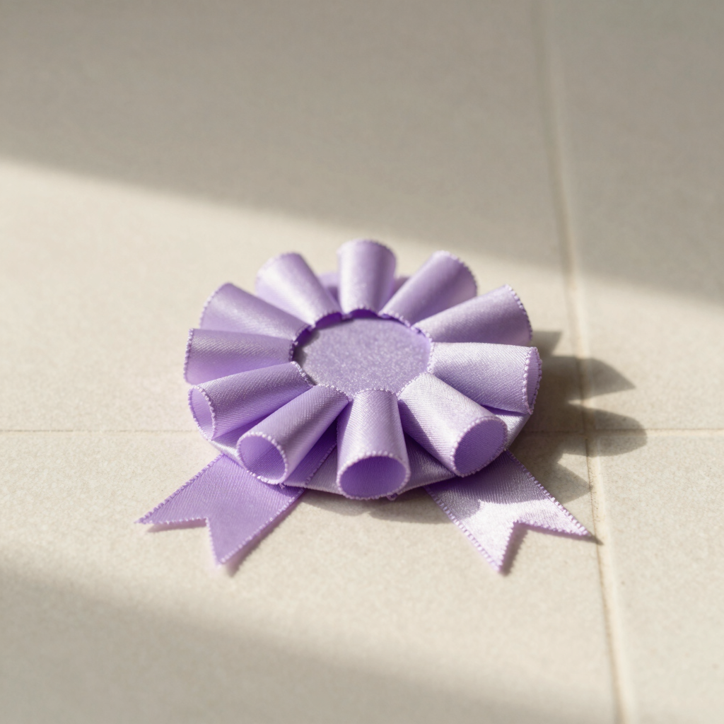 Wisteria Whisper Rosette