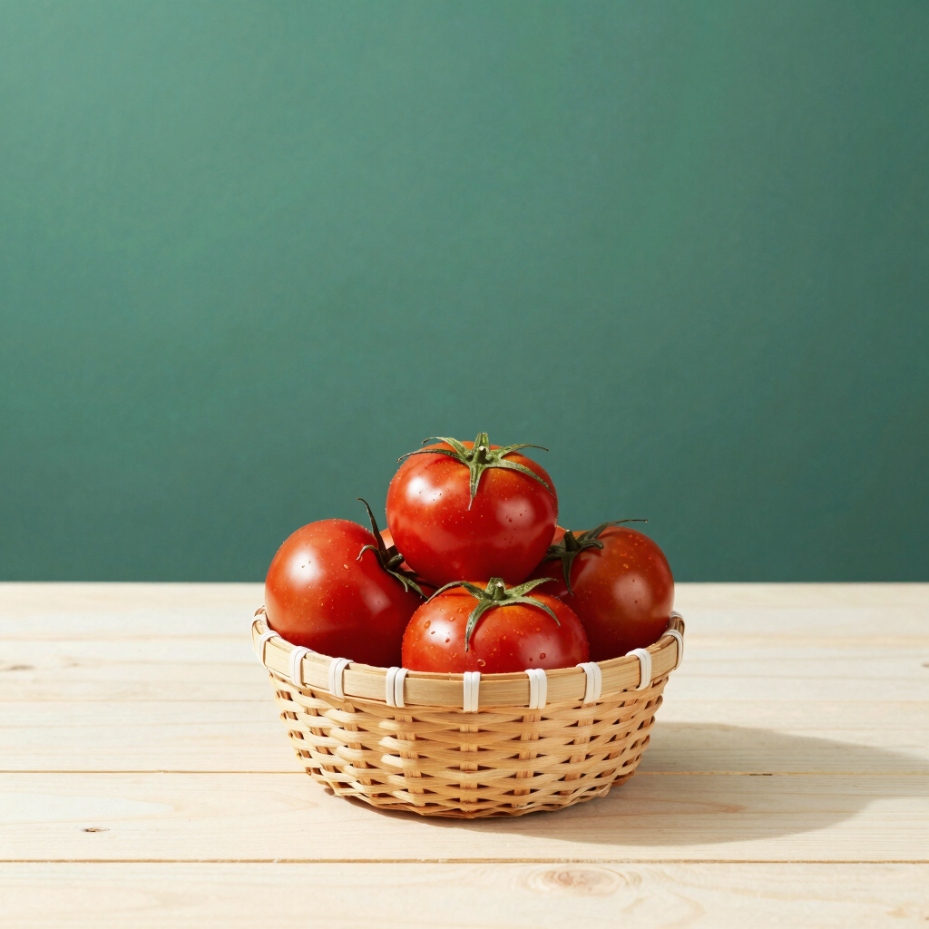 Fresh Farm Red Tomatoes Basket