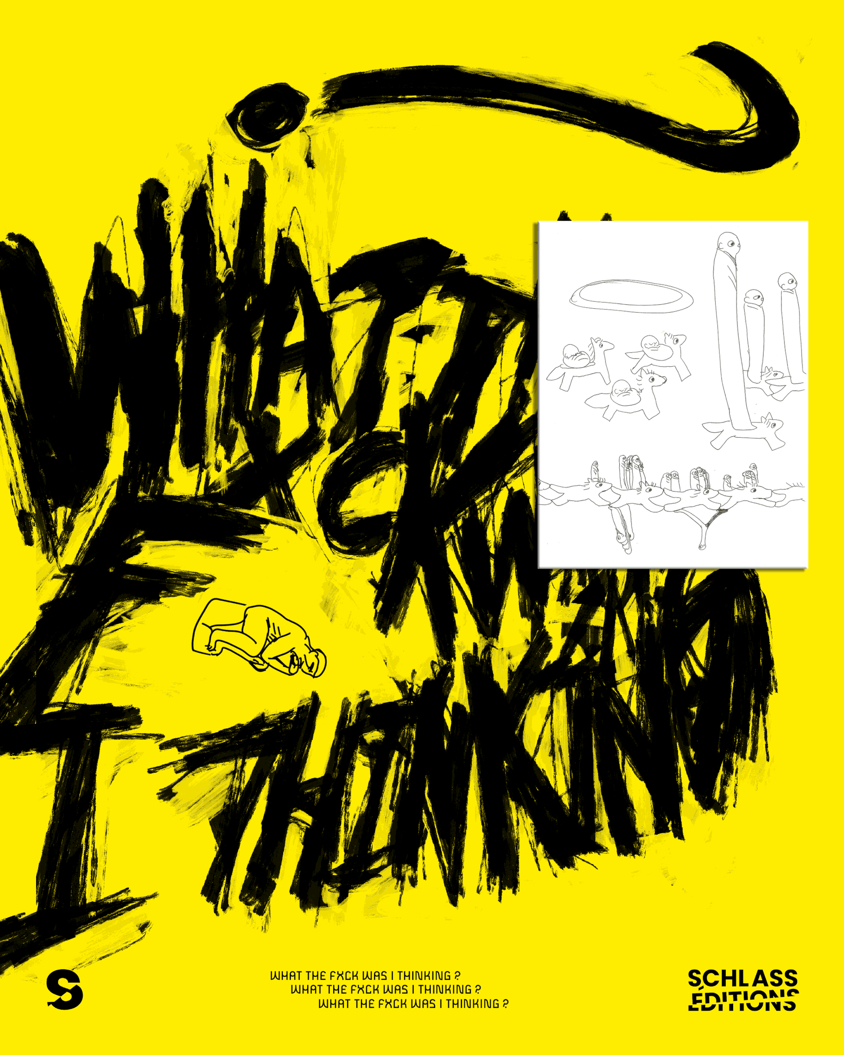 a close up of a black and brown abstract painting