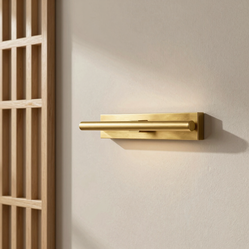 Brushed Brass Linear Sconce