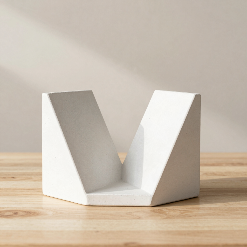 Raw Concrete Bookend Pair