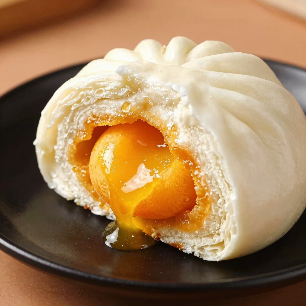 Salted Egg Lava Bun