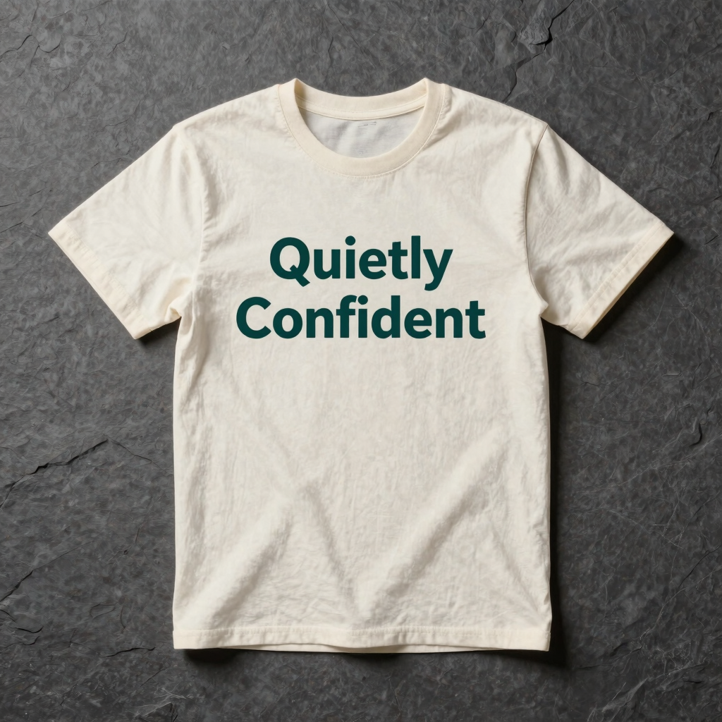 The 'Quietly Confident' Premium Tee