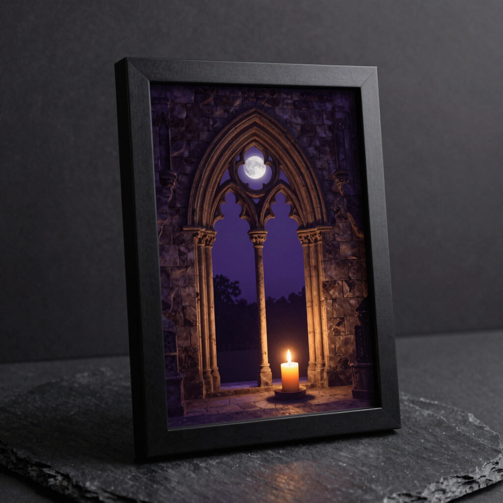 Whisper of the Nocturnal Archway Print