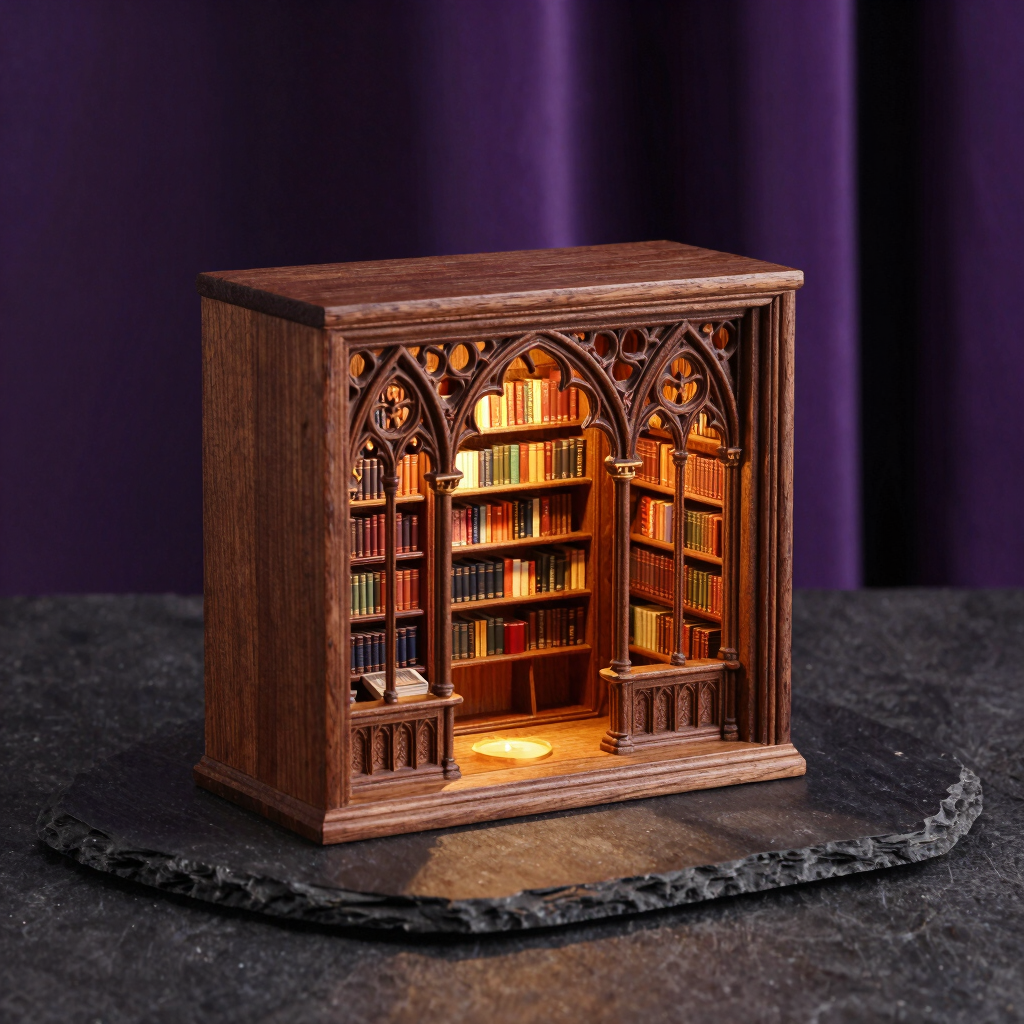 The Haunted Library Book Nook
