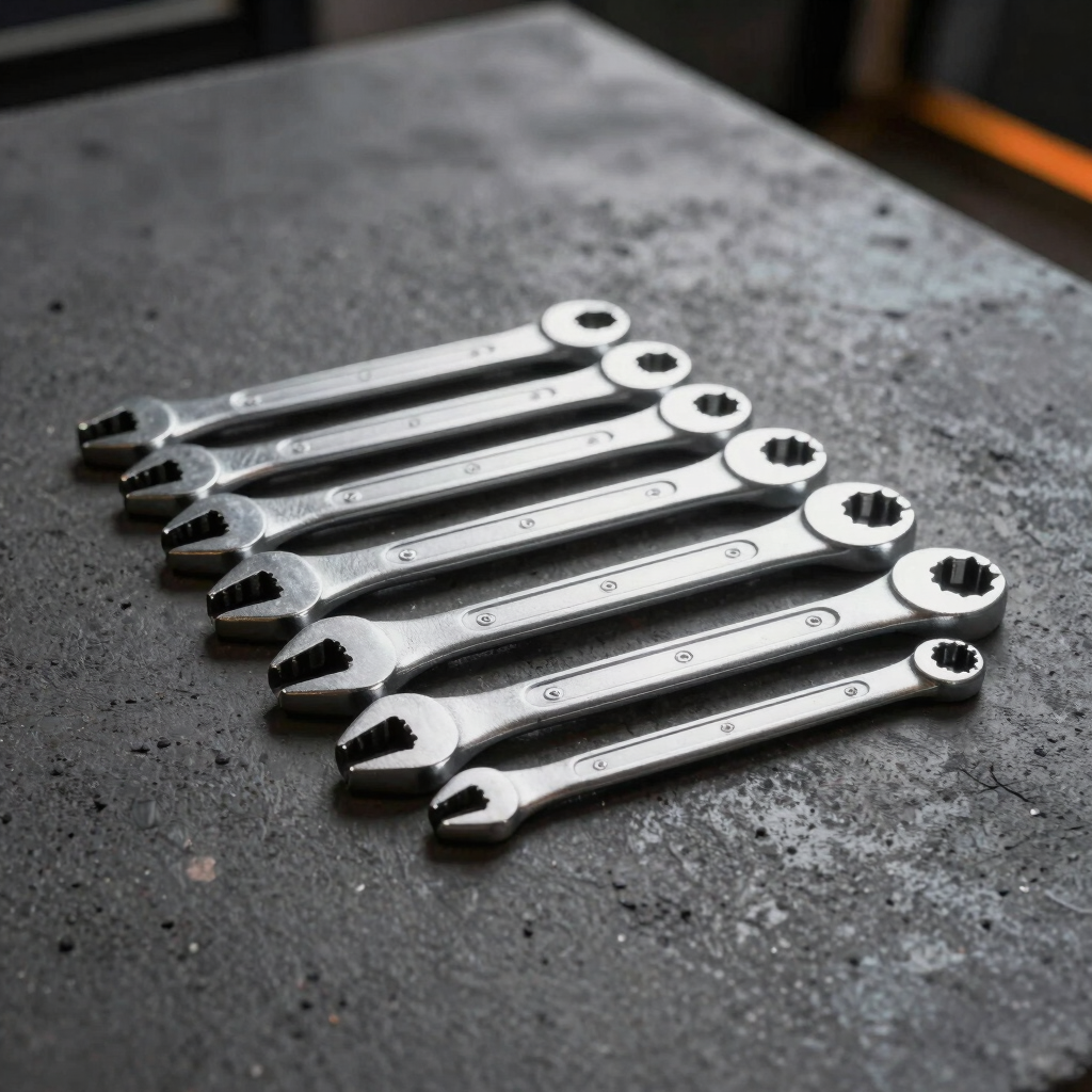 Forged Chrome Vanadium Spanner Set