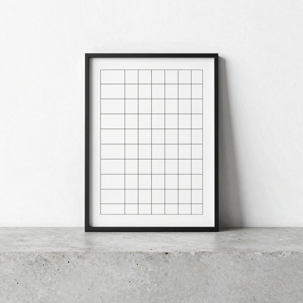 Type & Grid Poster Mockup Pack