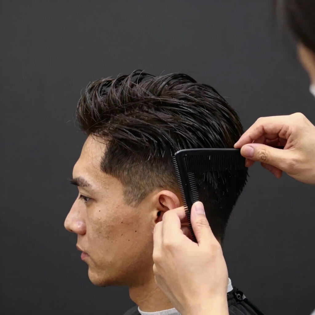 Modern Haircut and Styling