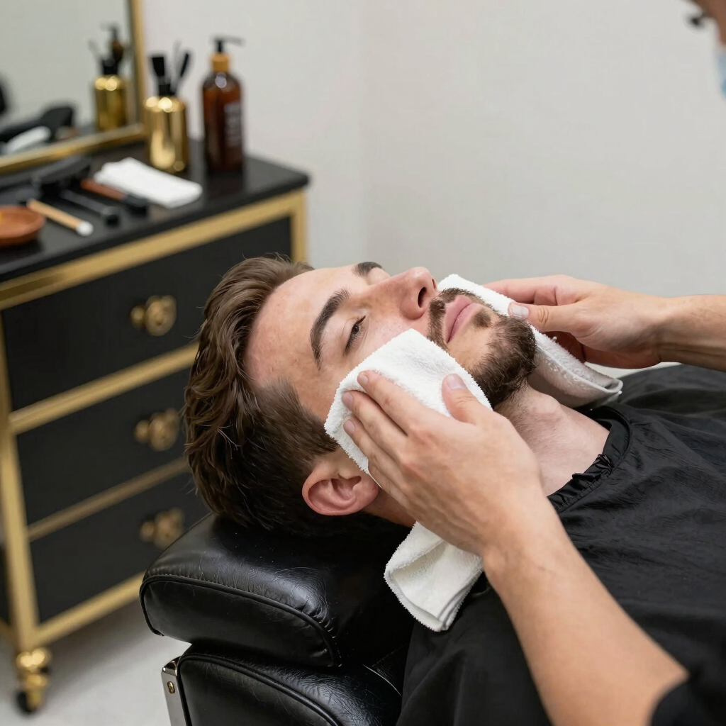 Royal Beard Styling and Hot Towel