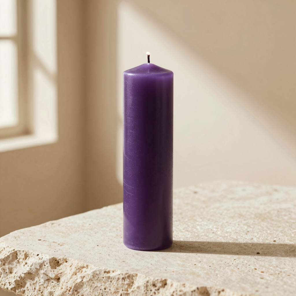 Velón de Adviento Morado