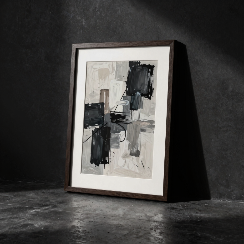 Minimalist Monolith Framed Print