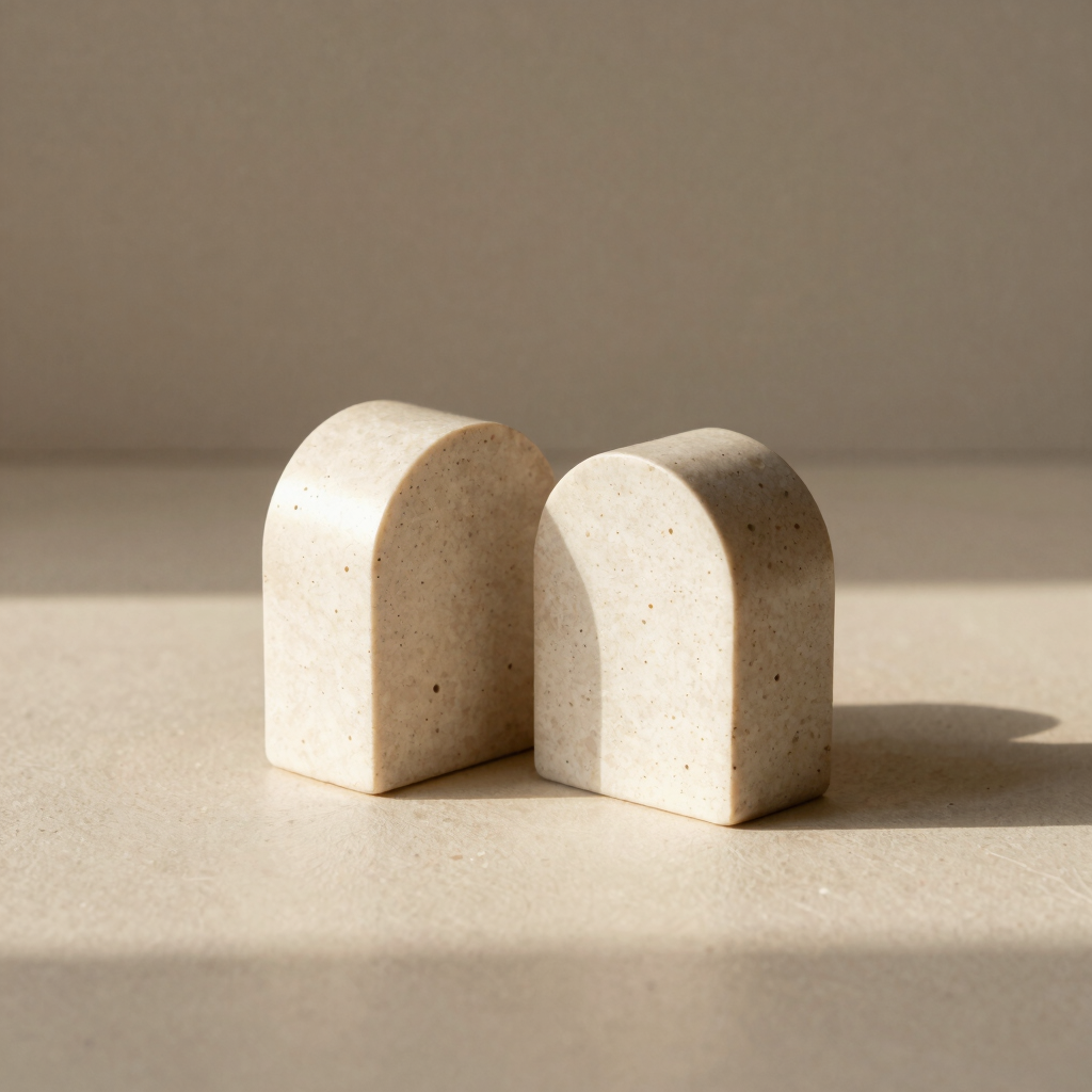 Travertine Arch Bookends