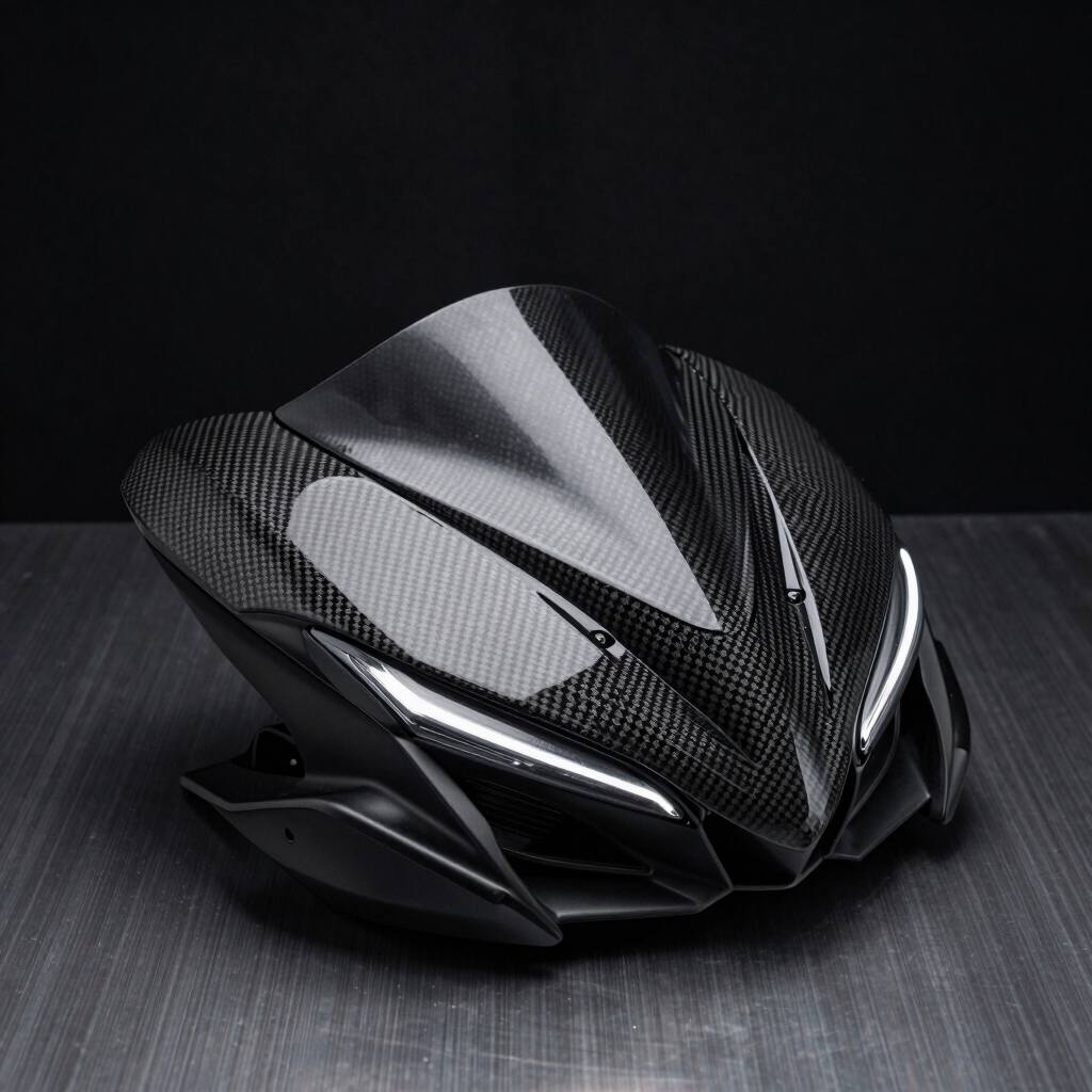 Yamaha Aerox 155 Skinned Carbon Dashboard Cover