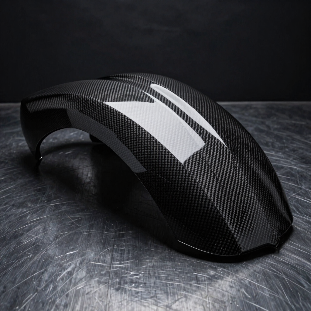 Honda Super 4 SPEC Skinned Carbon Front Fender