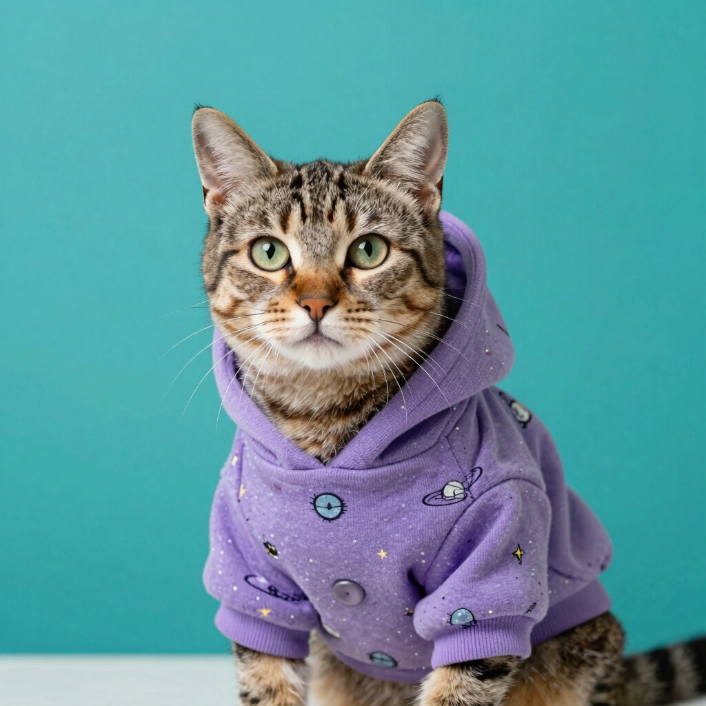 Sudadera Michi Cósmico